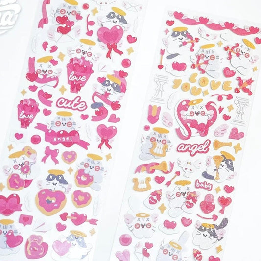 Misstina Kitty Angel Sticker