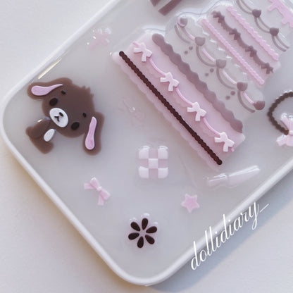 [Handmade] Bunnies Phone Case