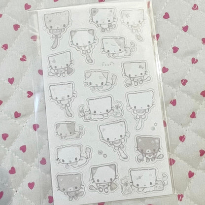 Natsu Nyaa Stickers