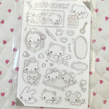 Natsu Nyaa Stickers