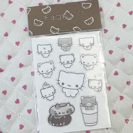 Natsu Nyaa Stickers