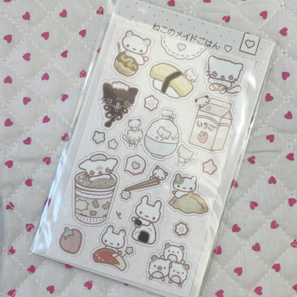 Natsu Nyaa Stickers