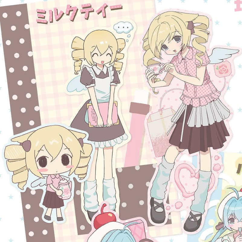 [Earth Attack] Milk Tea Sticker Pack