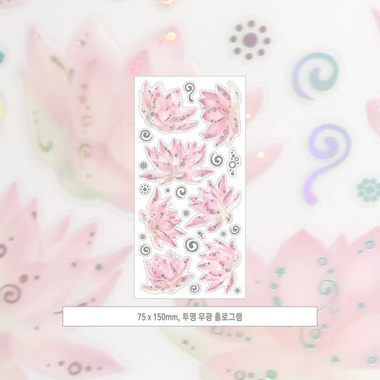 [St2krs] Lotus Flower Sticker