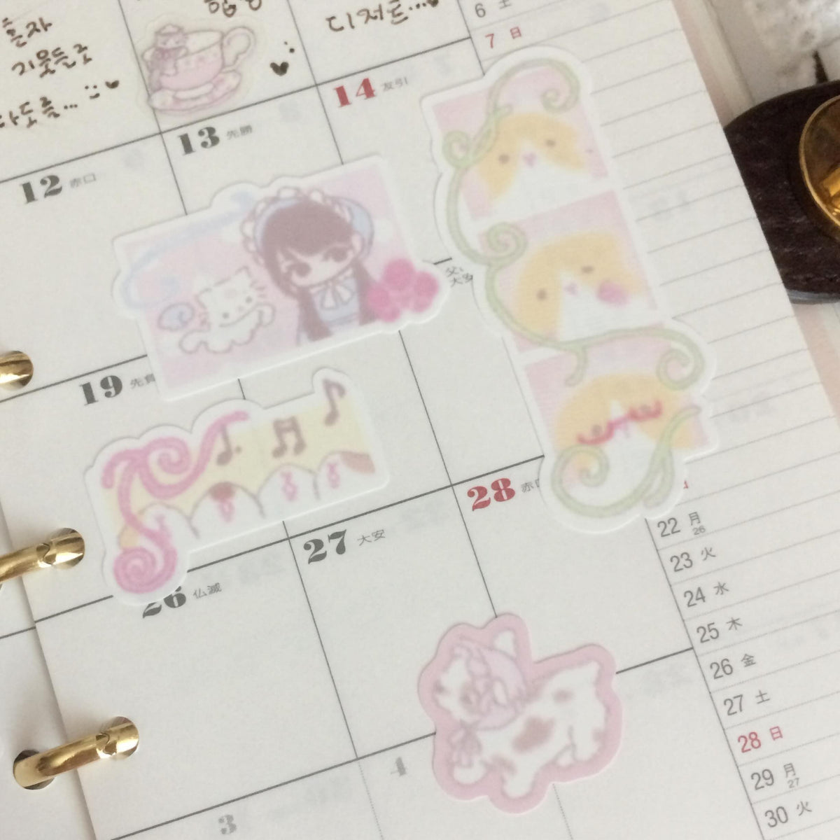 [Tanpopo] Cute Animal Sticker