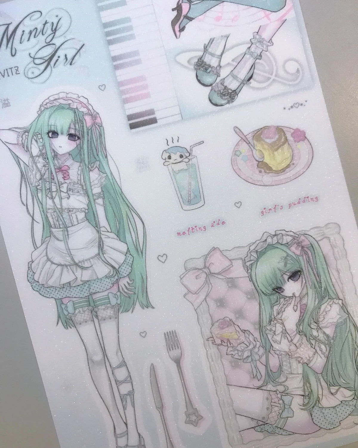 [Muavitz] Minty Girl Sticker