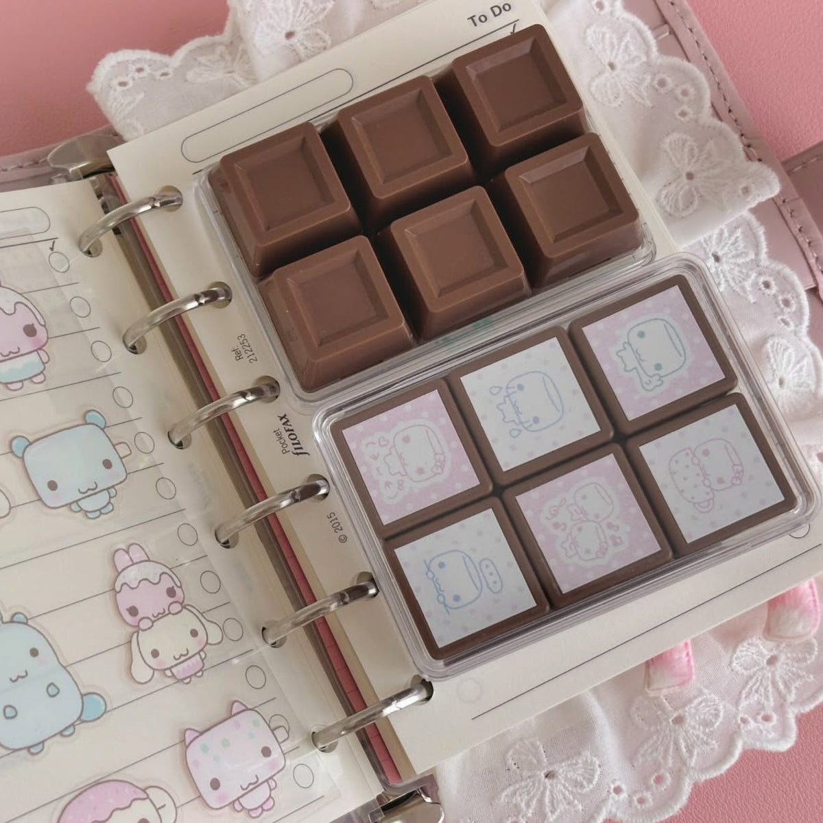 [Wansoclub] Chocolate Marshmallow Stamp Set