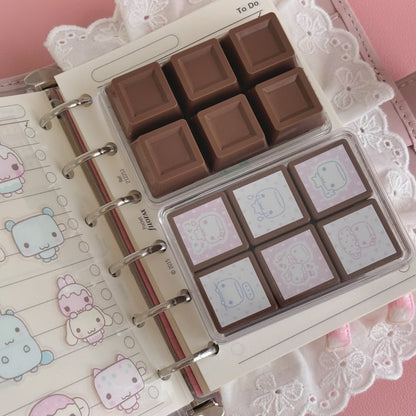 [Wansoclub] Chocolate Marshmallow Stamp Set