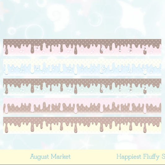 [Happiest] Melt Chocolate Masking Tape