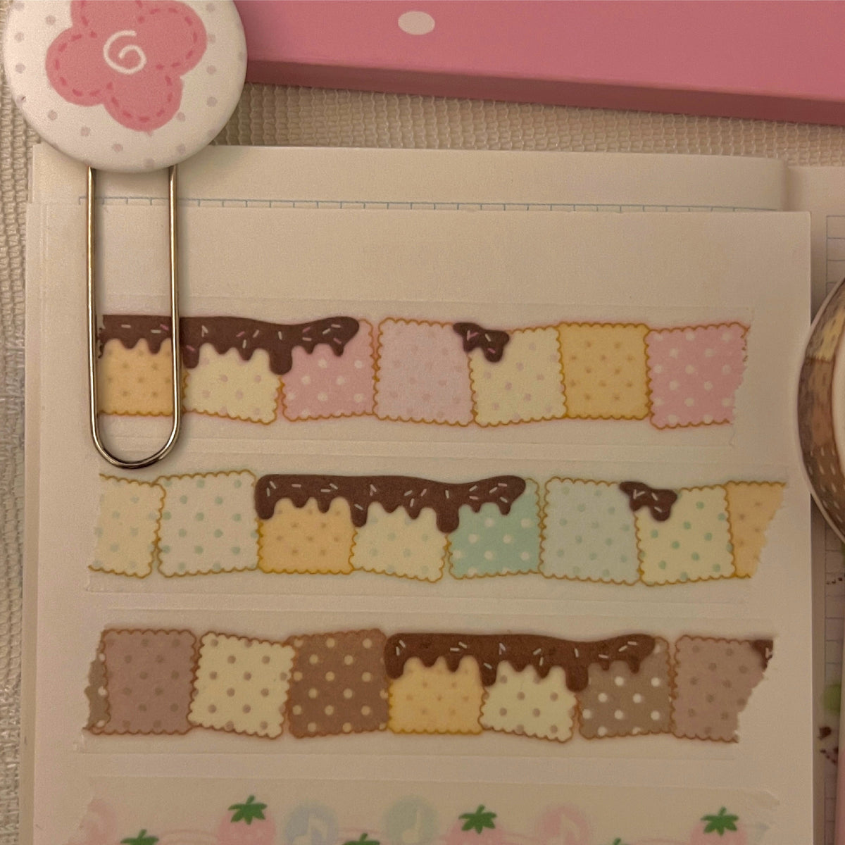 [Waytoofetch] Chocolate Coated Cookies Masking Tape