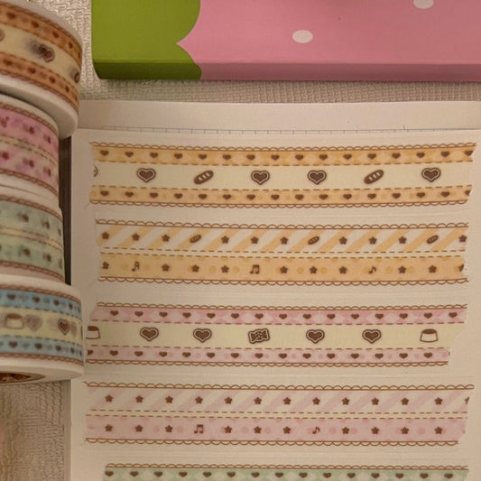 [Waytoofetch] Strawberry Pudding Masking Tape