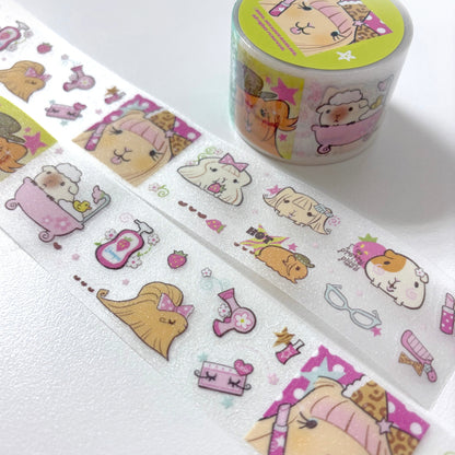 [Invader Darling] Piggy Girl Beauty Salon Kiss Cut Tape