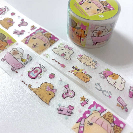 [Invader Darling] Piggy Girl Beauty Salon Kiss Cut Tape
