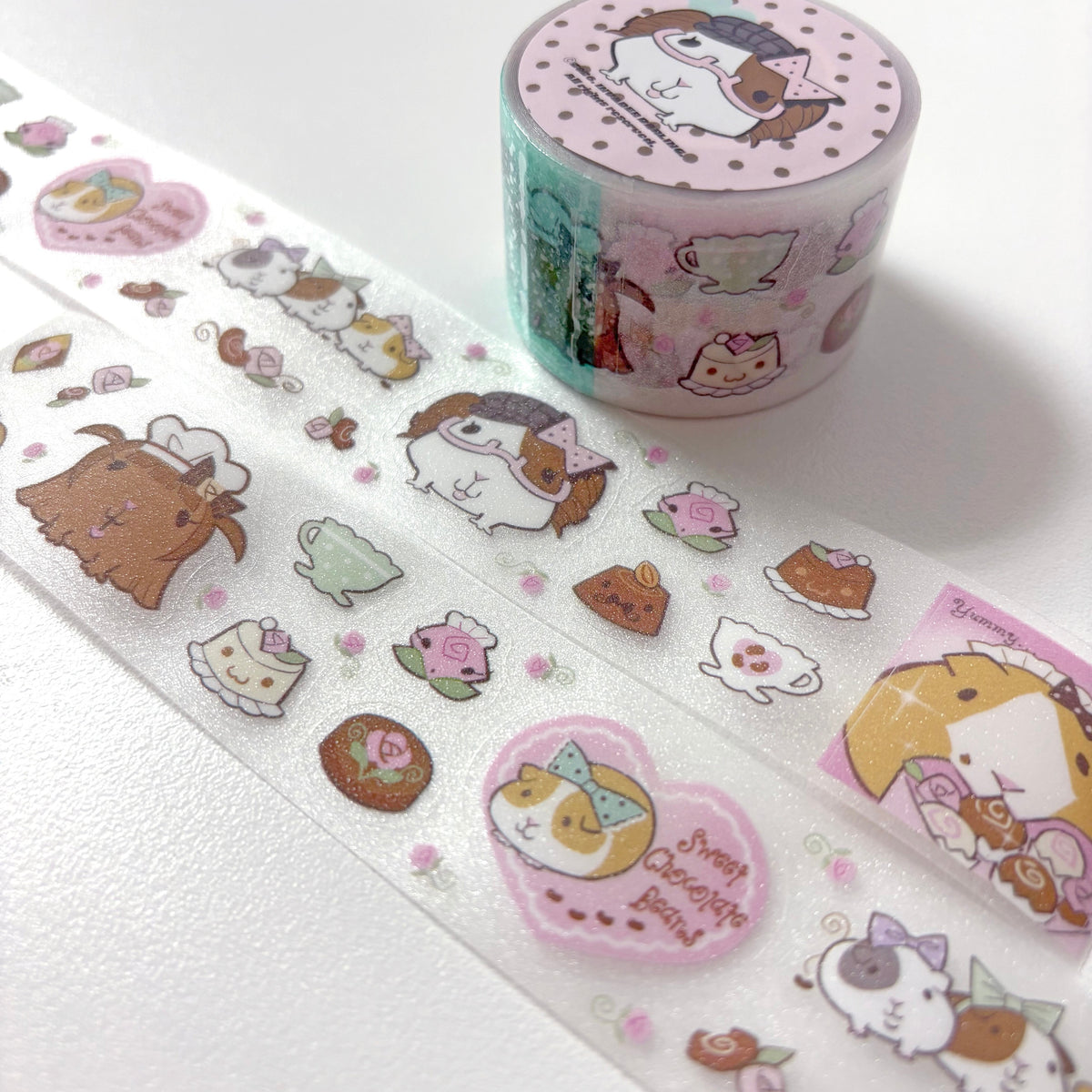 [Invader Darling] Piggy Girl Chocolatier Kiss Cut Tape