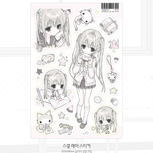 [Yurari] School Life Sticker #1