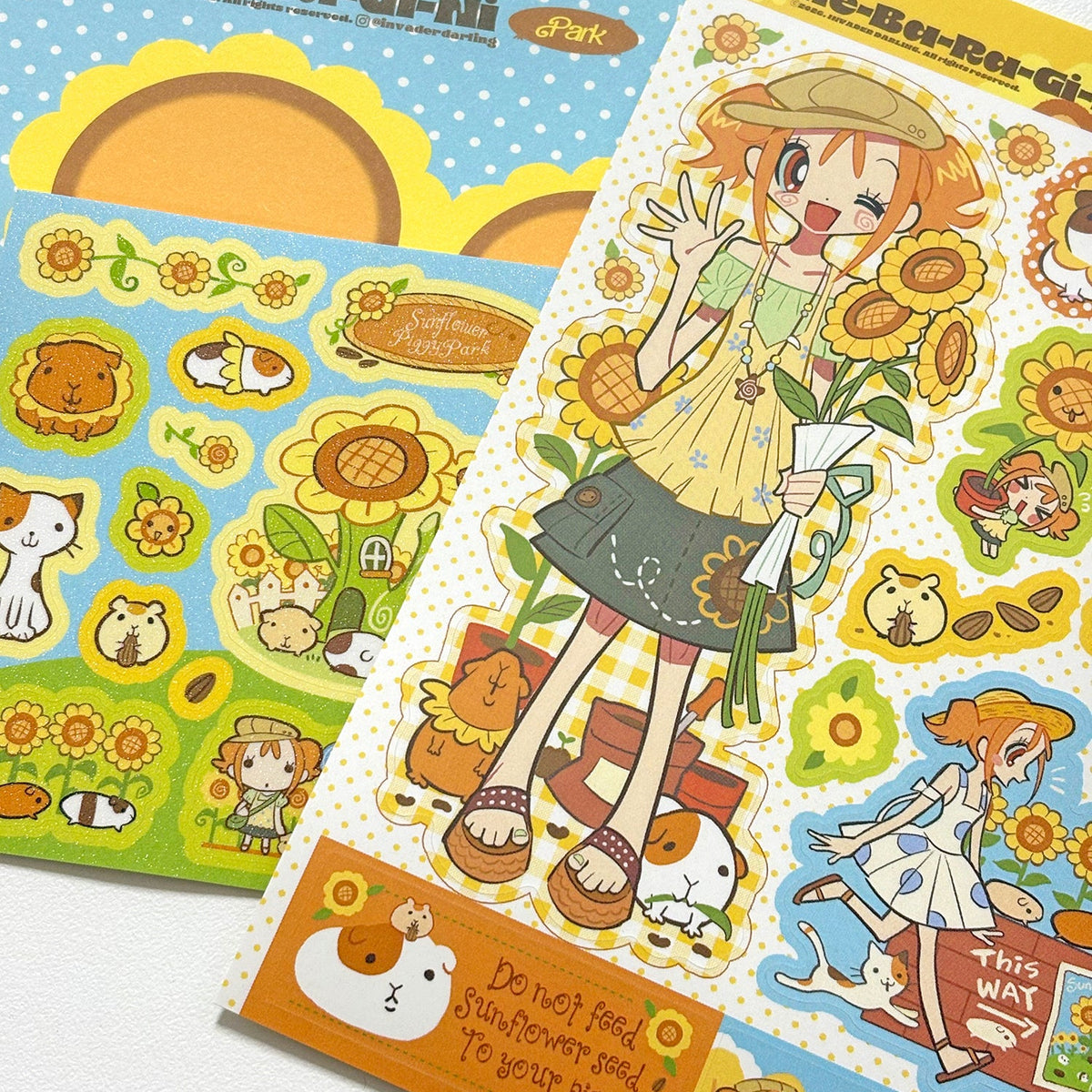 [Invader Darling] Sunflower Sticker