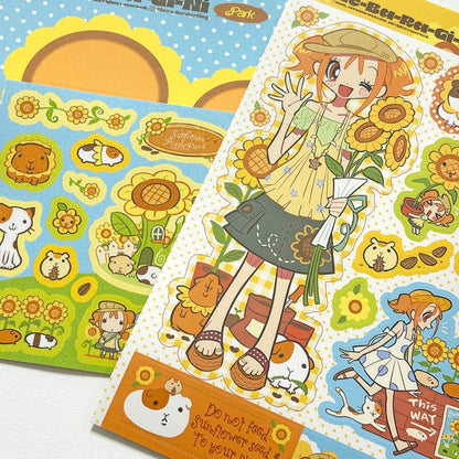 [Invader Darling] Sunflower Sticker