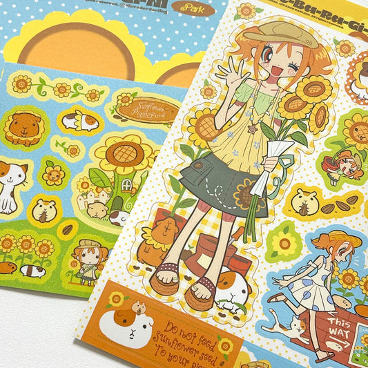 [Invader Darling] Sunflower Mini Sticker