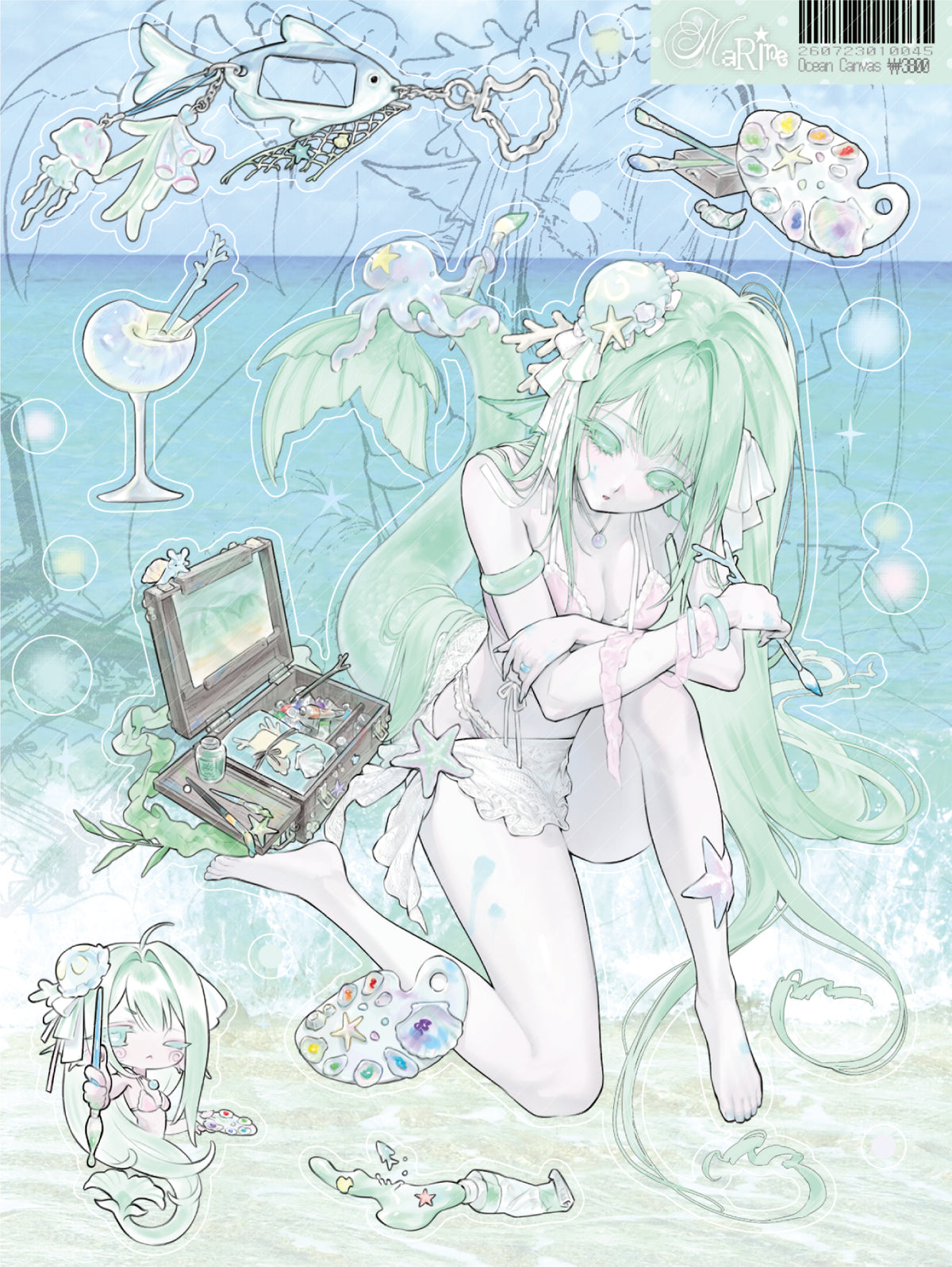 [Huaeart] Ocean Canvas Sticker
