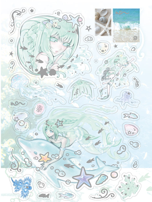 [Huaeart] Mermaid Of Summer Sticker