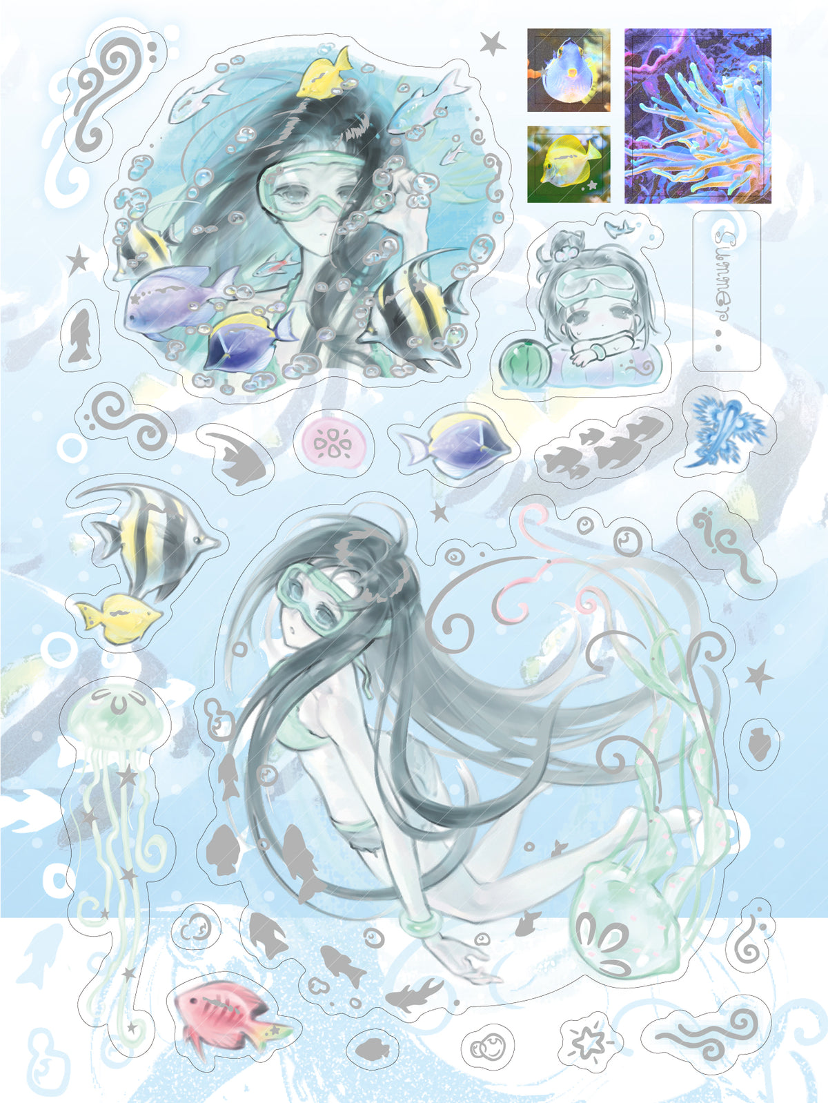 [Huaeart] Reflection of Summer Sticker