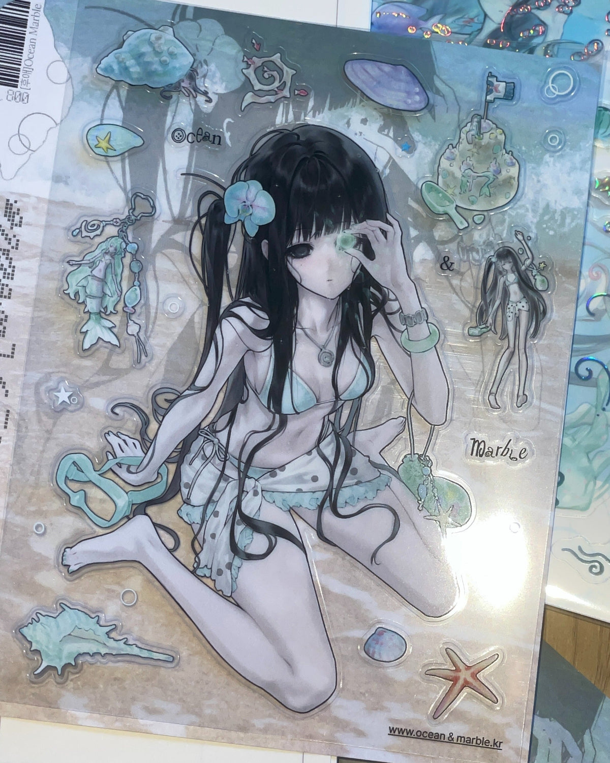 [Huaeart] Ocean Marble Sticker