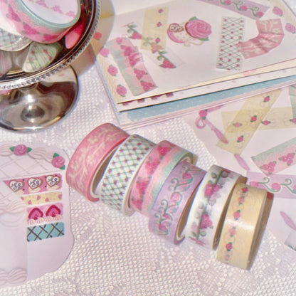 [Todakki] Cream Rose Washi Tape