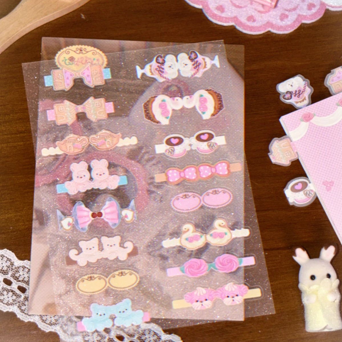 [Todakki] Cream Dessert Label Sticker
