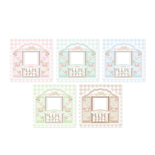 Pearly Button Vintage Window Memo Sticker Pack