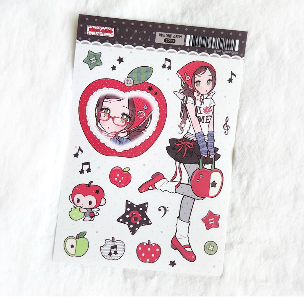 Mxx Club Apple Sticker
