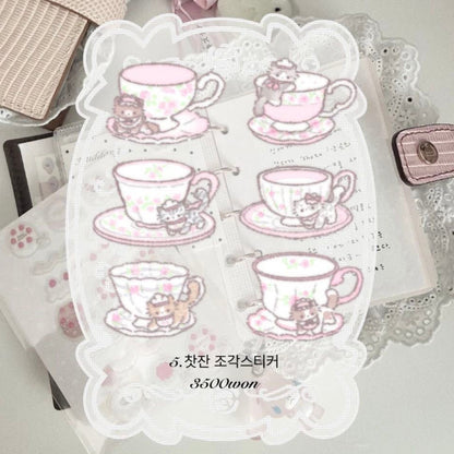 [Tanpopo] Cupcake Die Cut Sticker