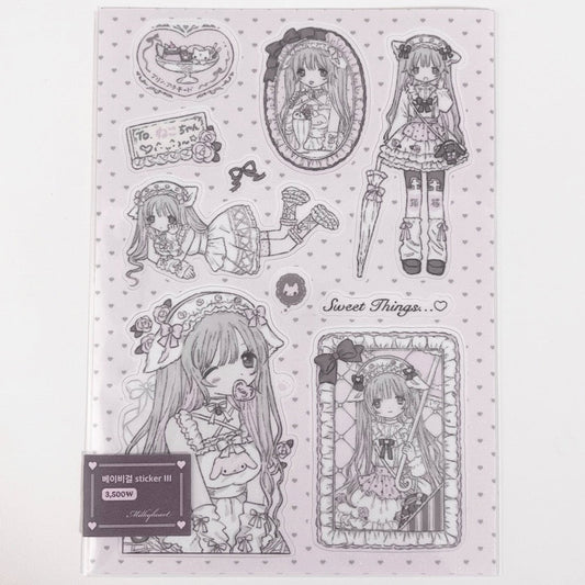 Milky Heart Babygirl 3 Sticker