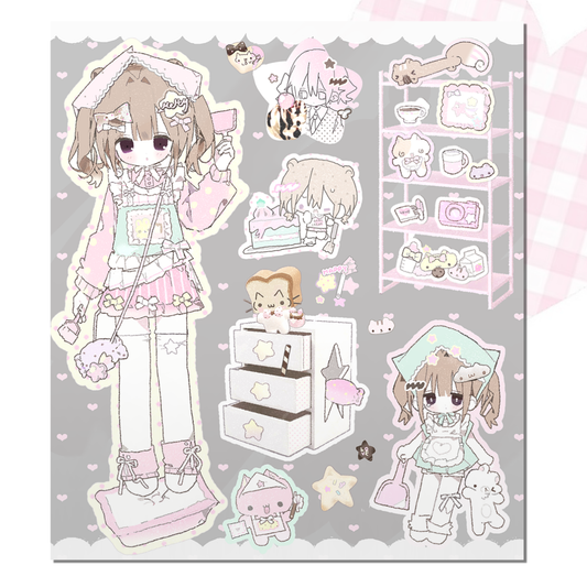 [Six9w] Cleaning Buddy Sticker