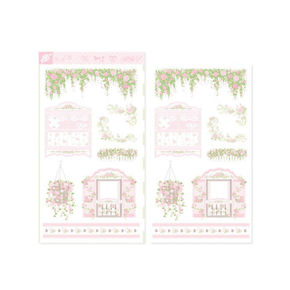 Pearly Button Cottage Garden Objects Sticker