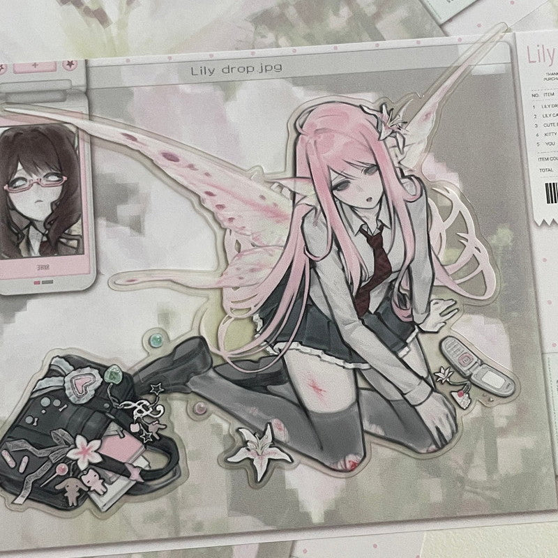 [Huaeart] Lily Drop Sticker
