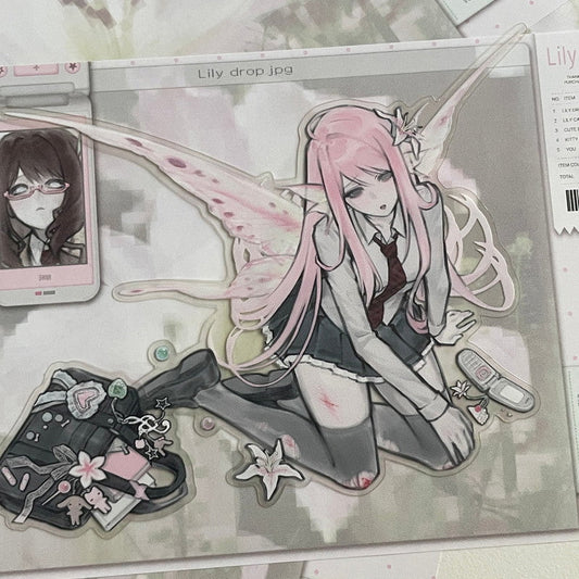 [Huaeart] Lily Drop Sticker