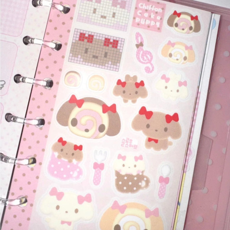 Slow Stuff Puppy Cake Sticker