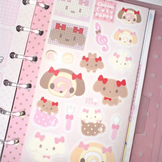 Slow Stuff Puppy Cake Sticker