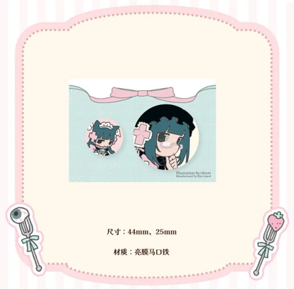 Riiverr & Kiyo Pin Button
