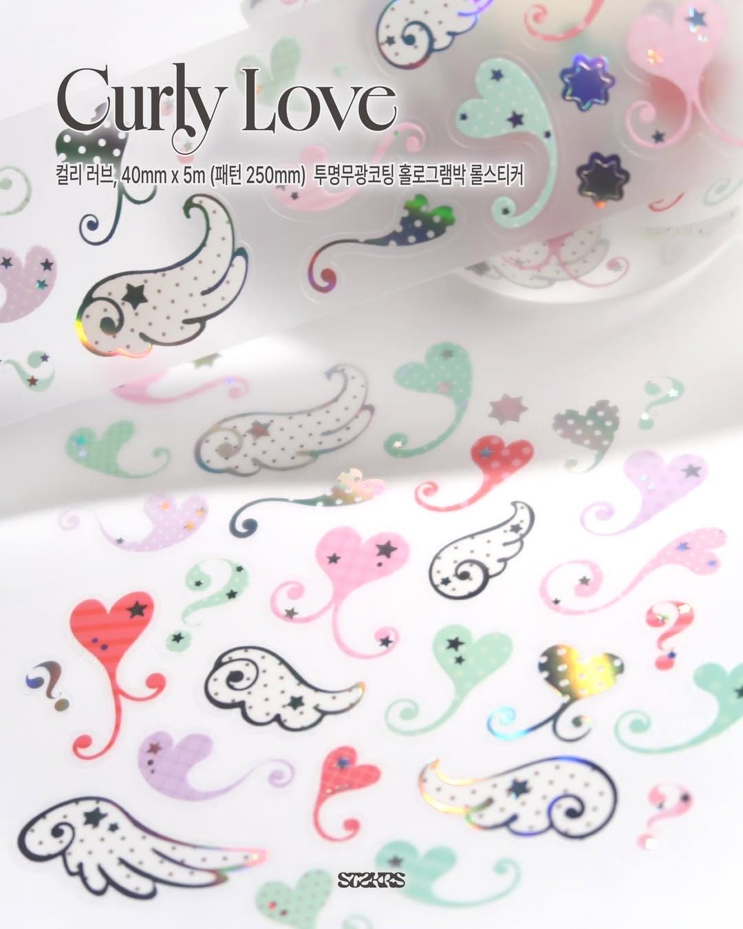 [St2krs] Curly Love Kiss Cut Tape
