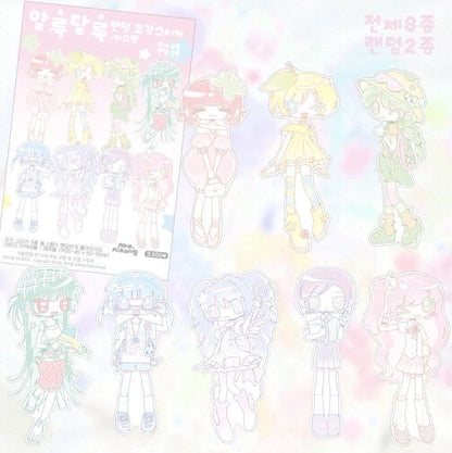 [Ako Aikong] Pastel Girl Random Sticker 2p