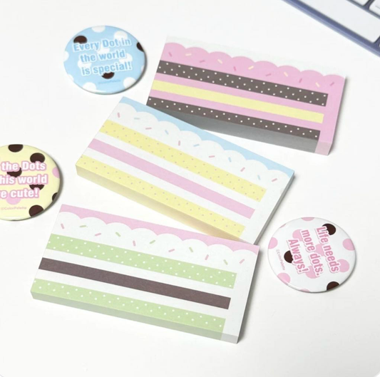 Color Palette Cake Memo Pad