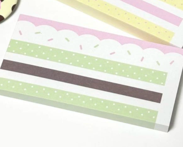 [Color Palette] Cake Memo Pad