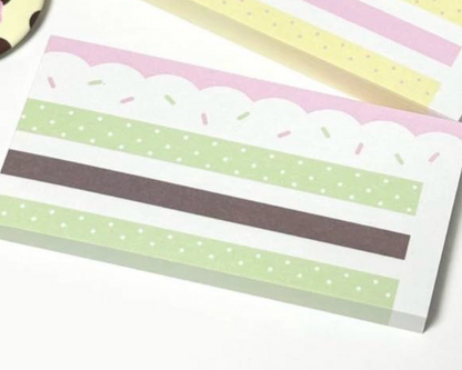 [Color Palette] Cake Memo Pad