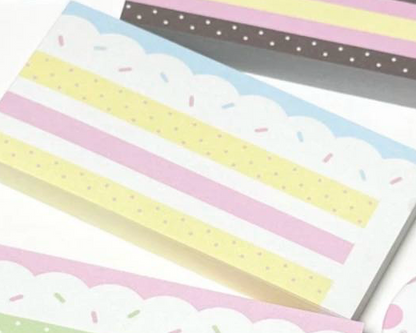 [Color Palette] Cake Memo Pad
