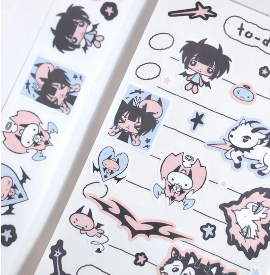 Siljong Demon Friends Kiss Cut Tape