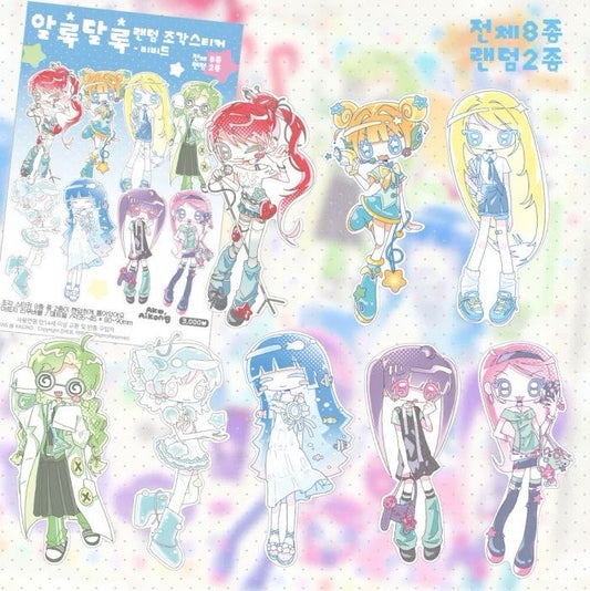 [Ako Aikong] Vivid Girl Random Sticker 2p