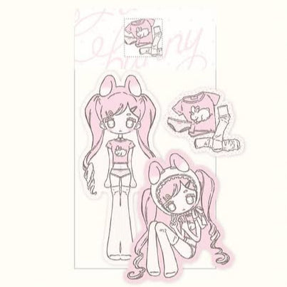 Yeonpopo Pantii Bunny Sticker