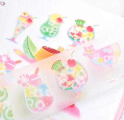 Pearly Button Sugar Chilling Kiss Cut Tape