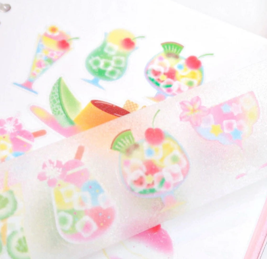 Pearly Button Sugar Chilling Kiss Cut Tape